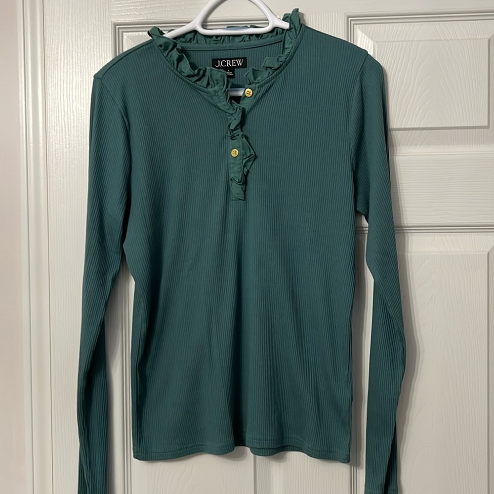 J. Crew shirt top Green size Large